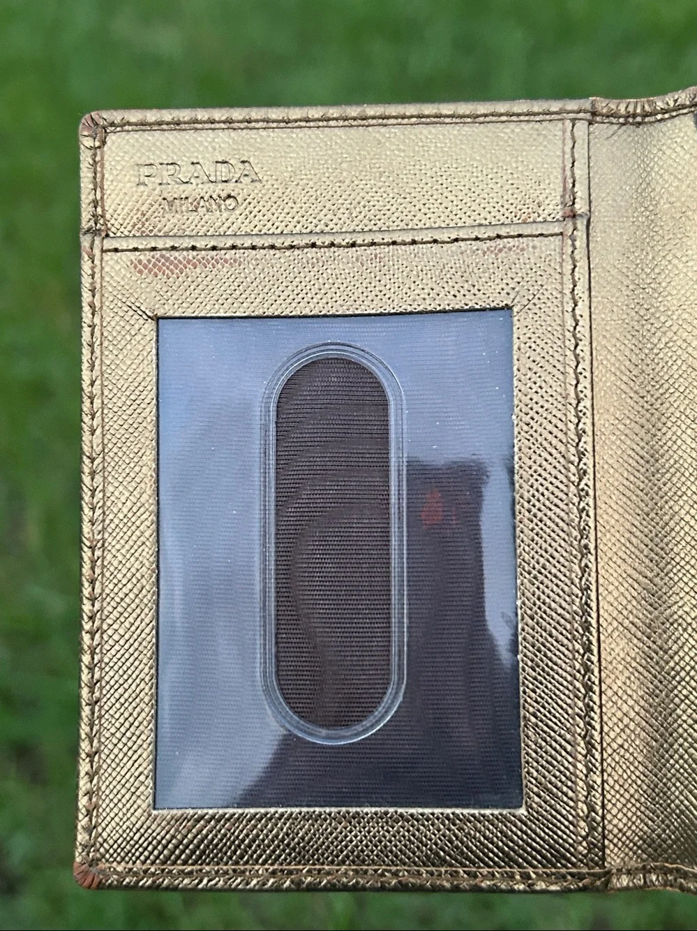 Prada bifold passcase/ID card holder
